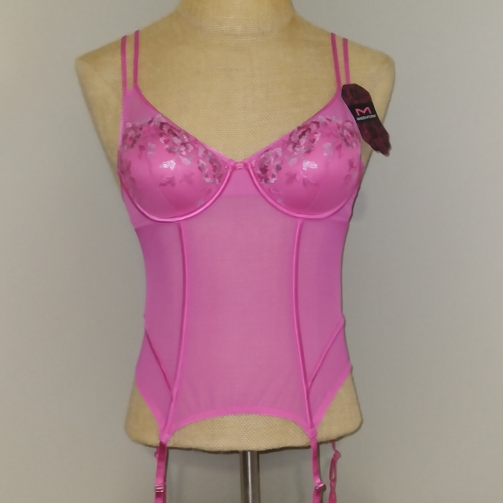 Maidenform Sexy Embroidered-Lace Merry Widow